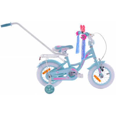 Detský bicykel 12 Fuzlu Lilly modrý/mat